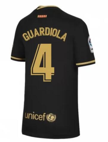 GUARDIOLA 4 Barcelona 20-21 Away Soccer Jersey Shirt